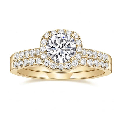 Classy Double Band Pave Ring