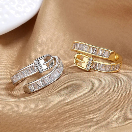 Diamond Belt Ring