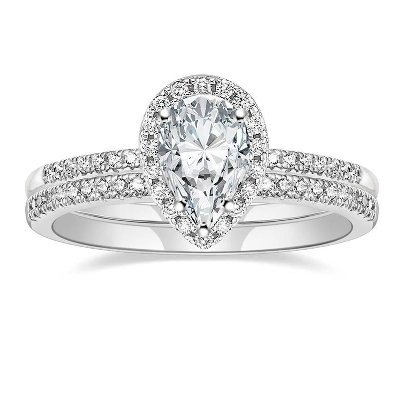 Classy Double Band Pave Ring