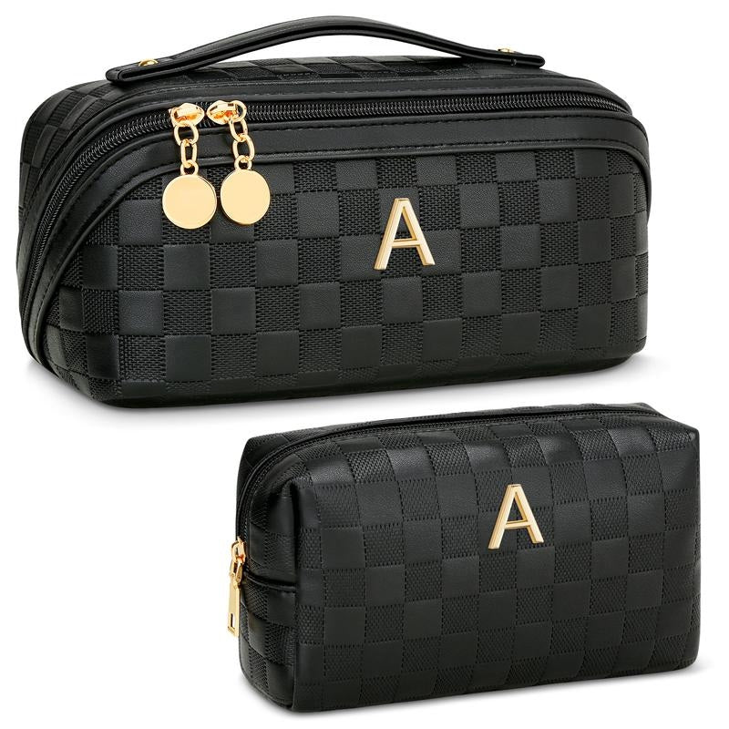 Personalized Initial Makeup Bag