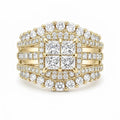 5-in-1 Diamond Accented Ring Stack